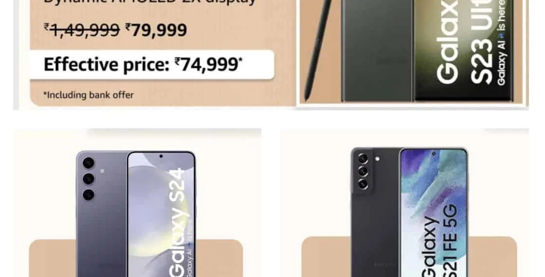 Amazon Prime Day Sale: Deals on Samsung Smartphones